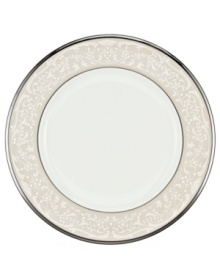 For more than 90 years, Noritake has made an art of setting the table. Whether you host gala home soirees or prefer to dine casually with the family, Noritake has a perfect tabletop setting for you. The formal Silver Palace collection is a masterpiece of textural contrast, combining smooth white bone china with a band of embossed, silver-trimmed detailing, lavishly finished with a polished platinum rim. For more than 90 years, Noritake has made an art of setting the table. Whether you host gala home soirees or prefer to dine casually with the family, Noritake has a perfect tabletop setting for you. The formal Silver Palace collection is a masterpiece of textural contrast, combining smooth white bone china with a band of embossed, silver-trimmed detailing, lavishly finished with a polished platinum rim.