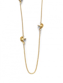 THE LOOKTwisted accents Logo charm 18k goldplated settingLobster claspTHE MEASUREMENTWidth, about 1Length, about 40ORIGINMade in Italy THE LOOKTwisted accents Logo charm 18k goldplated settingLobster claspTHE MEASUREMENTWidth, about 1Length, about 40ORIGINMade in Italy