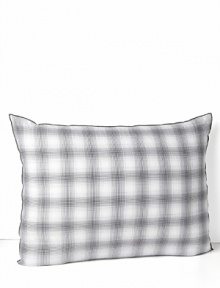 Vera Wang Crinkle Plaid Standard Sham Vera Wang Crinkle Plaid Standard Sham