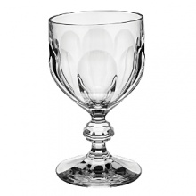 From one of Europe's premier sources for porcelain and crystal comes the timeless beauty of Bernadotte - heavy crystal glassware with short, faceted stems. Shown from left to right - Bernadotte goblet , Bernadotte flute , Bernadotte wine . Also available (but not pictured) high ball, double old fashioned, and goblet. From one of Europe's premier sources for porcelain and crystal comes the timeless beauty of Bernadotte - heavy crystal glassware with short, faceted stems. Shown from left to right - Bernadotte goblet , Bernadotte flute , Bernadotte wine . Also available (but not pictured) high ball, double old fashioned, and goblet.