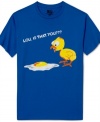 Humor yourself. This graphic t-shirt adds some funny style to your normally unflappable demeanor.