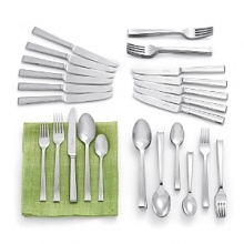Simple clean lines fashion a modern sensibility in Villeroy & Boch's Victor flatware set. Classic and timeless, it will perfectly complement any table setting. Simple clean lines fashion a modern sensibility in Villeroy & Boch's Victor flatware set. Classic and timeless, it will perfectly complement any table setting.
