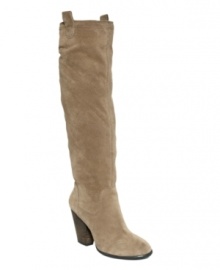 Vince Camuto takes Western inspiration to a sophisticated new level. Slouch these suede Brayden boots over opaque tights or skinny jeans for a versatile winter look. Vince Camuto takes Western inspiration to a sophisticated new level. Slouch these suede Brayden boots over opaque tights or skinny jeans for a versatile winter look.