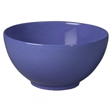 This medium bowl in a bold Blueberry is handcrafted in Germany from high fired ceramic earthenware that is dishwasher safe. Mix and match with other Waechtersbach colors to make a table all your own. This medium bowl in a bold Blueberry is handcrafted in Germany from high fired ceramic earthenware that is dishwasher safe. Mix and match with other Waechtersbach colors to make a table all your own.