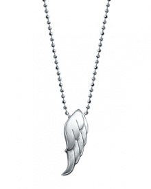 Have a little faith in this sterling silver pendant from Alex Woo. If little, it's wing-shaped charm hints at your free-spirited side. Have a little faith in this sterling silver pendant from Alex Woo. If little, it's wing-shaped charm hints at your free-spirited side.