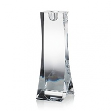 Brilliant lead crystal polished by hand for a dazzling finish lights up your table even before you add a candle to this sublime and artful holder from Rogaska. Brilliant lead crystal polished by hand for a dazzling finish lights up your table even before you add a candle to this sublime and artful holder from Rogaska.