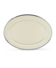 For nearly 150 years, Lenox has been renowned throughout the world as a premier designer and manufacturer of fine china. The Solitaire pattern expresses timeless refinement in the simplicity of translucent ivory bone china banded in polished platinum. Qualifies for Rebate For nearly 150 years, Lenox has been renowned throughout the world as a premier designer and manufacturer of fine china. The Solitaire pattern expresses timeless refinement in the simplicity of translucent ivory bone china banded in polished platinum. Qualifies for Rebate