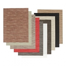 The modern alternative to tabletop dressing...made of woven vinyl, these runners are available in an array of textures and colors...from the warm feel of bark to the cool look of steel. Beautiful and durable. The modern alternative to tabletop dressing...made of woven vinyl, these runners are available in an array of textures and colors...from the warm feel of bark to the cool look of steel. Beautiful and durable.