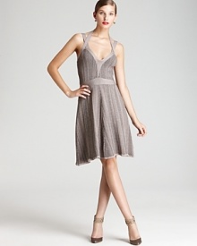 A strappy silhouette and nude palette lend provocative edge to a Z Spoke Zac Posen dress. Slip a sweater over the style for office chic, or dawn the it solo for a stunning evening ensemble. A strappy silhouette and nude palette lend provocative edge to a Z Spoke Zac Posen dress. Slip a sweater over the style for office chic, or dawn the it solo for a stunning evening ensemble.