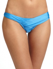 THE LOOKCrossover waistbandGoldtone logo hardware at backElastic waist and leg openingsTHE MATERIAL84% polyamide/16% elastaneFully linedCARE & ORIGINHand washImportedPlease note: Bikini top sold separately. THE LOOKCrossover waistbandGoldtone logo hardware at backElastic waist and leg openingsTHE MATERIAL84% polyamide/16% elastaneFully linedCARE & ORIGINHand washImportedPlease note: Bikini top sold separately.