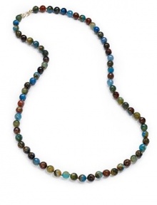 THE LOOKFaceted ball designMulti-colored agate details22k goldplatedS hook closureTHE MEASUREMENTLength, about 43ORIGINImported THE LOOKFaceted ball designMulti-colored agate details22k goldplatedS hook closureTHE MEASUREMENTLength, about 43ORIGINImported