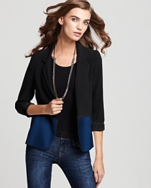Aqua Blazer - Color Block Girlfriend Aqua Blazer - Color Block Girlfriend