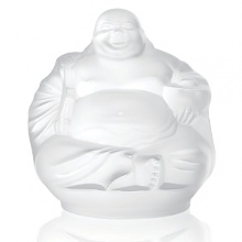 Long believed to bring good luck and prosperity, this joyful Buddha cuts a cheery figure, perfect for a desk or bookshelf. Long believed to bring good luck and prosperity, this joyful Buddha cuts a cheery figure, perfect for a desk or bookshelf.