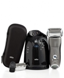 Change of face! Perk up your mornings with this powerful & precise shaver. Engineered to deliver the most comfortable shave yet, this tool uses Innovative Pulsonic Technology to send 10,000 micro-vibrations to your face to capture even more hair than before. With 3 personalization modes, a fully flexible head and an ActiveLift design, this grooming essentials masters the curves & contours of your face, while also grabbing tricky, low-lying hairs. 2-year warranty. Model 7-790CC. Change of face! Perk up your mornings with this powerful & precise shaver. Engineered to deliver the most comfortable shave yet, this tool uses Innovative Pulsonic Technology to send 10,000 micro-vibrations to your face to capture even more hair than before. With 3 personalization modes, a fully flexible head and an ActiveLift design, this grooming essentials masters the curves & contours of your face, while also grabbing tricky, low-lying hairs. 2-year warranty. Model 7-790CC.