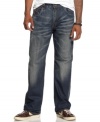 Rock the worn-in look with these sleek Rocawear jeans.