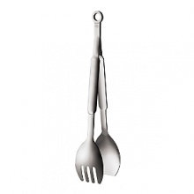 These tough stainless steel Rösle tongs are an integral component in Rösle's open kitchen concept. Ideal for small kitchens, attachments hang via hooks on a wall rail with space-saving convenience. These tough stainless steel Rösle tongs are an integral component in Rösle's open kitchen concept. Ideal for small kitchens, attachments hang via hooks on a wall rail with space-saving convenience.
