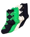 Two pairs of classic trouser socks from Ralph Lauren.