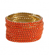 Add bold style to any look with these attention-grabbing bracelets from R.J. Graziano - Metal and pearl filigree stones, trendy stackable look - Style with a casual cocktail look or with an elevated jeans-and-tee outfit