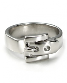 MICHAEL Michael Kors' recasts the classic waist cincher in silvery fashion. Like your favorite belt, this bold buckle adds shine to any outfit. MICHAEL Michael Kors' recasts the classic waist cincher in silvery fashion. Like your favorite belt, this bold buckle adds shine to any outfit.