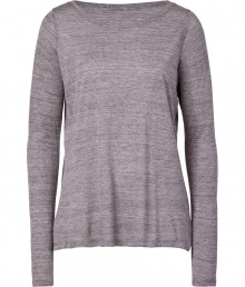 Perfectly draped with a high-low, Vinces long sleeve tee is a versatile must for layered looks - Wide neckline, long sleeves, slit sides, longer back - Softly draped silhouette - Wear alone with jeans or under chunky modern knits Perfectly draped with a high-low, Vinces long sleeve tee is a versatile must for layered looks - Wide neckline, long sleeves, slit sides, longer back - Softly draped silhouette - Wear alone with jeans or under chunky modern knits