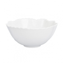 An organically scalloped, off-white dinnerware pattern that contributes elements of both texture and design to your dining experience. An organically scalloped, off-white dinnerware pattern that contributes elements of both texture and design to your dining experience.