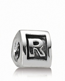 Add meaningful initials to your PANDORA bracelet with sterling silver alpha charms. Add meaningful initials to your PANDORA bracelet with sterling silver alpha charms.