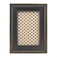 Golden beads add rich texture to this distressed wood frame from Tizo. Golden beads add rich texture to this distressed wood frame from Tizo.