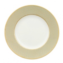 Villeroy & Boch's Aureaus dinnerware is a decadent delight: golden filigree is lavished on an aquamarine decoration that stepped right off the fashion runway. Bursting lotus blossoms adorn plates and service pieces, adding shades of fuchsia, tangerine and sapphire. Aureus is a modern classic representing the convergence of past and present. Bone china with gold details. Dishwasher safe. Villeroy & Boch's Aureaus dinnerware is a decadent delight: golden filigree is lavished on an aquamarine decoration that stepped right off the fashion runway. Bursting lotus blossoms adorn plates and service pieces, adding shades of fuchsia, tangerine and sapphire. Aureus is a modern classic representing the convergence of past and present. Bone china with gold details. Dishwasher safe.