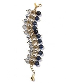 Irresistible eye candy for your wrist, this bracelet from kate spade new york boasts three stunning strands of multicolored faceted beads. Irresistible eye candy for your wrist, this bracelet from kate spade new york boasts three stunning strands of multicolored faceted beads.