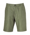 Bring effortless style to your casual warm weather look with these Michael Kors shorts - Military-inspired slant pockets, belt loops, back cargo pockets, Bermuda style - Wear with a polo shirt, flip-flops or trainers