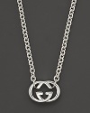 From the Silver Britt collection, Gucci's signature Britt necklace. Designed by Gucci.