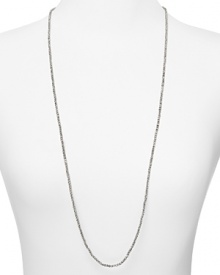 Bring luxe, dazzling shine to your look with this laser cut, platinum plated sterling silver necklace from Officina Bernardi. Bring luxe, dazzling shine to your look with this laser cut, platinum plated sterling silver necklace from Officina Bernardi.