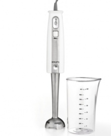 Meet you're in to great prep & amazing taste! Minimize the mess with this chopping, pureeing and blending tool, which lets you mix and make in the same dish you cook and bake in. Including a measuring beaker, the variable speed do-it-all is easy to use and packed with power. 1-year limited warranty. Model GPA10142. Meet you're in to great prep & amazing taste! Minimize the mess with this chopping, pureeing and blending tool, which lets you mix and make in the same dish you cook and bake in. Including a measuring beaker, the variable speed do-it-all is easy to use and packed with power. 1-year limited warranty. Model GPA10142.