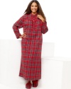 A festive pattern and comfy fit will make this flannel nightgown by Charter Club your favorite for the winter season.