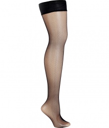 Detailed in fine black fishnet, Fogals seamless thigh-high stockings are a chic way to add a seductive edge to your outfit - Chic stretch stay-up border, seamless, invisible heel and toe - Perfect for wearing with pencil skirts or flirty cocktail dresses Detailed in fine black fishnet, Fogals seamless thigh-high stockings are a chic way to add a seductive edge to your outfit - Chic stretch stay-up border, seamless, invisible heel and toe - Perfect for wearing with pencil skirts or flirty cocktail dresses