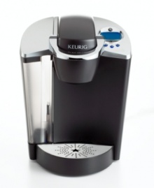 Your morning miracle, this home brewing system pours individual cups of hot, aromatic coffee - the perfect amount to help you get up and go, with absolutely no waste. Simply pop in the patented K-Cups, small packets filled with a precise grind of coffee or tea, and choose your preferred serving size - either a regular mug or a robust, eye-opening smaller cup. One-year warranty. Your morning miracle, this home brewing system pours individual cups of hot, aromatic coffee - the perfect amount to help you get up and go, with absolutely no waste. Simply pop in the patented K-Cups, small packets filled with a precise grind of coffee or tea, and choose your preferred serving size - either a regular mug or a robust, eye-opening smaller cup. One-year warranty.