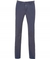 Raise the bar on modern musts with Closeds casually cool dark blue chinos - In a soft yet durable pure cotton - On trend slim cut, with a medium low rise - Zip fly, belt loops and button closure - Slash pockets at sides, welt pockets at rear - Easily dressed up or down, ideal for pairing with denim shirts, button downs, tees and pullovers