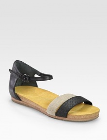 Leather silhouette with textured hemp and elastic straps. Leather, hemp and elastic upperSuede liningRubber solePadded insoleImportedOUR FIT MODEL RECOMMENDS ordering true whole size; ½ sizes should order the next whole size down. Leather silhouette with textured hemp and elastic straps. Leather, hemp and elastic upperSuede liningRubber solePadded insoleImportedOUR FIT MODEL RECOMMENDS ordering true whole size; ½ sizes should order the next whole size down.