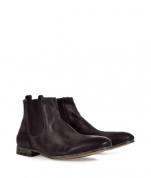 With a luxe vintage aesthetic, these sophisticated ankle boots from N.d.c are a new season must-have - Rounded upturned toe, elasticized side panels, stylishly distressed leather, low heel - Wear with straight leg jeans, a long sleeve henley, and a vintage-style leather jacket With a luxe vintage aesthetic, these sophisticated ankle boots from N.d.c are a new season must-have - Rounded upturned toe, elasticized side panels, stylishly distressed leather, low heel - Wear with straight leg jeans, a long sleeve henley, and a vintage-style leather jacket