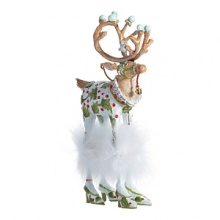 Vixen likes a bit of glam for the holidays with ruffles, beads, feathers and, of course, matching extra high heels. Vixen likes a bit of glam for the holidays with ruffles, beads, feathers and, of course, matching extra high heels.
