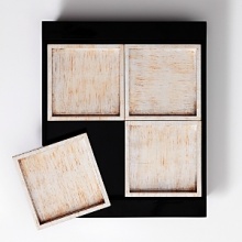 Experience the world of Natori where East meets West, and art meets life. Inspired by a passion for uniqueness, this snack tray features four small bowls designed for chic entertaining. Experience the world of Natori where East meets West, and art meets life. Inspired by a passion for uniqueness, this snack tray features four small bowls designed for chic entertaining.