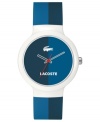 Sport some classic Lacoste fashion with this unisex Goa collection watch.