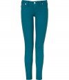 Elevate your go-to closet staples with these bright ultra-skinny jean leggings from True Religion - Five-pocket styling, logo detailed back flap pockets - Extra form-fitting - Style with cashmere pullovers and shearling lined boots