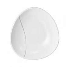 Simple, organic shapes are the foundation of this dinnerware and serveware collection. Stoneware. Available in Chalk and Pewter colors. Simple, organic shapes are the foundation of this dinnerware and serveware collection. Stoneware. Available in Chalk and Pewter colors.