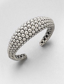 From the Signature Caviar Collection. A beautifully crafted sterling silver design that carries the iconic texture of the brand. Sterling silverDiamter, about 2.75Slip-on styleImported From the Signature Caviar Collection. A beautifully crafted sterling silver design that carries the iconic texture of the brand. Sterling silverDiamter, about 2.75Slip-on styleImported