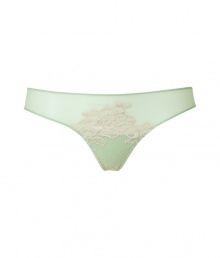 Turn up the heat with this luxe lace-laden thong from La Perla - Lace-detailed front, slim waistband- Pair with a bra or chemise for a sexy lounge look Turn up the heat with this luxe lace-laden thong from La Perla - Lace-detailed front, slim waistband- Pair with a bra or chemise for a sexy lounge look