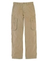 A classic style is updated in the New Cargo Pant, rendered in ripstop cotton with allover pockets.