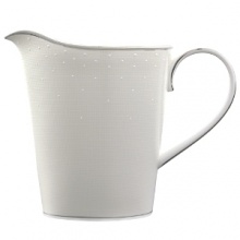 Inspired by one of Monique's top selling bridal gowns, Pointe D'esprit is based on sheer, light-as-air tulle. A delicate raised tulle design pattern, enhanced by embossed white dots, creates a subtle contrast with a soft pearlescent gray border. The unique accent pattern is lavishly embellished with embossed bows and dots. Inspired by one of Monique's top selling bridal gowns, Pointe D'esprit is based on sheer, light-as-air tulle. A delicate raised tulle design pattern, enhanced by embossed white dots, creates a subtle contrast with a soft pearlescent gray border. The unique accent pattern is lavishly embellished with embossed bows and dots.