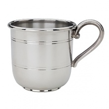 With a simple sophistication and a non-tarnish surface, this bright pewter cup makes a wonderful gift for boys and girls alike, and will be treasured by families for years to come. With a simple sophistication and a non-tarnish surface, this bright pewter cup makes a wonderful gift for boys and girls alike, and will be treasured by families for years to come.