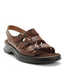 The Sunbeat Sandals from Clarks are a vacation for your feet with their breezy buckled straps and relaxing support sole. The Sunbeat Sandals from Clarks are a vacation for your feet with their breezy buckled straps and relaxing support sole.